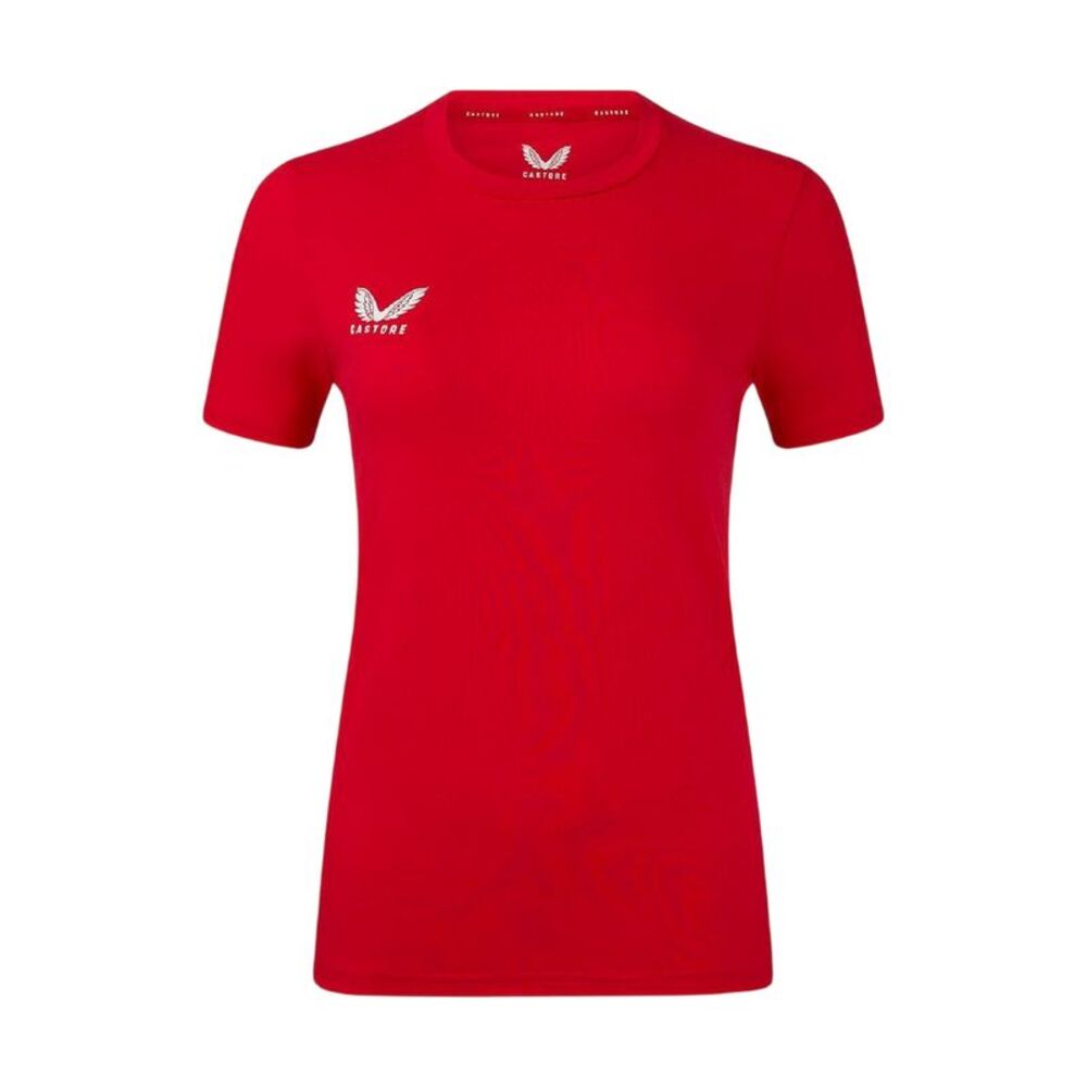 Castore Womens/Ladies Logo T-Shirt / True Red